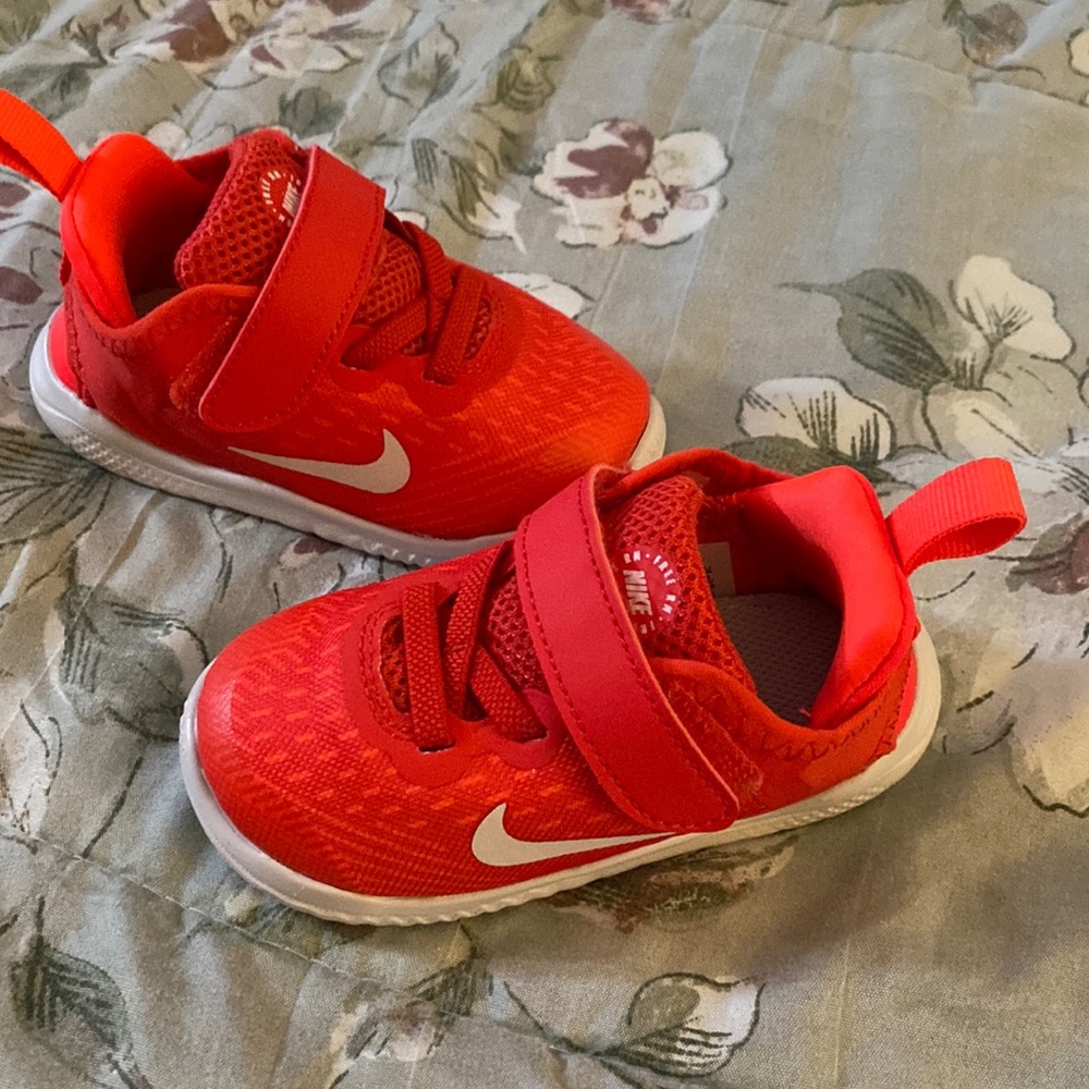 Pink Nike sneakers